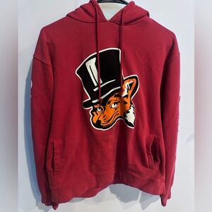 AKOO Men’s L/S Pullover Hoodie 100% Authentic SIZE XL Logo Red #434